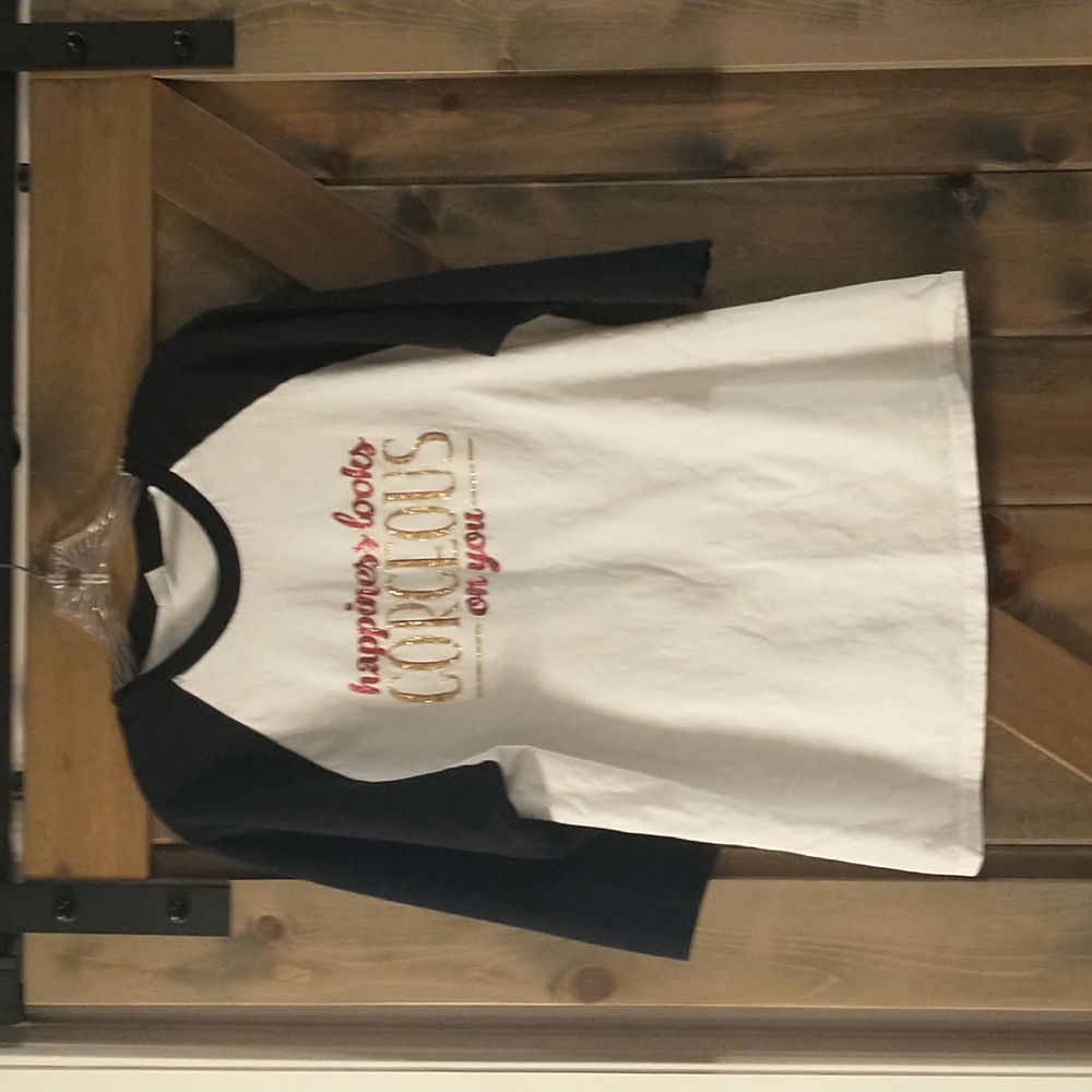 Women's shirt " happiness looks gorgeous on you"